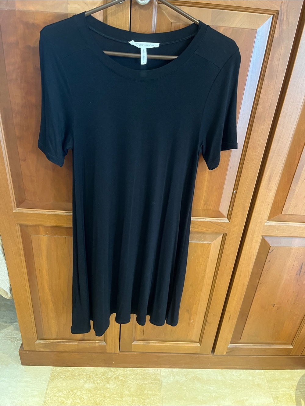 Black short sleeve BCBG GENERATION DRESS